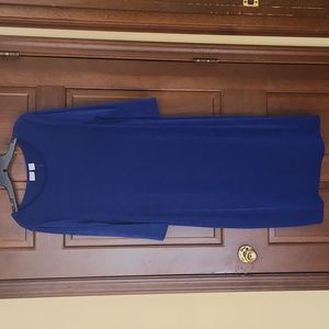 Chico's royal blue travelers maxi dress